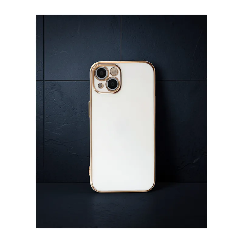 iPhone 15 Kılıf Volet Silikon - Beyaz