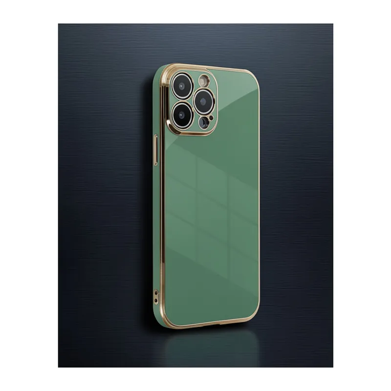 Apple İphone 15 Pro Kılıf Volet Silikon - Açık Yeşil