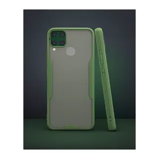 Realme C15 Kılıf Platin Silikon - Yeşil