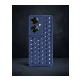 Oppo Reno 11f Kılıf Petek Silikon Kapak - Lacivert