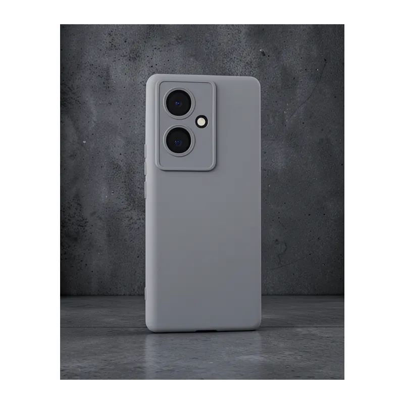 Vivo V29 Lite Kılıf Nano İçi Kadife Silikon - Gri
