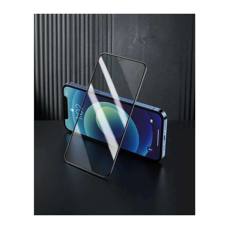 Samsung Galaxy A21S 3D Antistatik Cam Ekran Koruyucu - Siyah