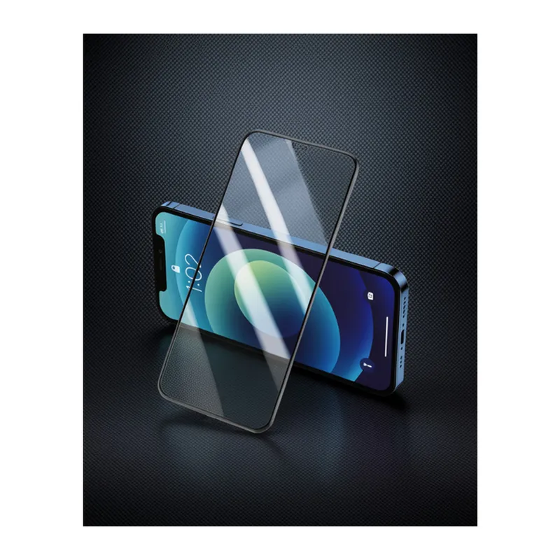 Samsung Galaxy A30S 3D Antistatik Cam Ekran Koruyucu - Siyah