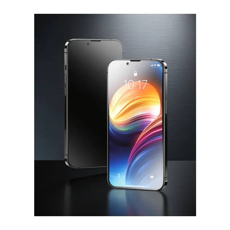 Apple İphone 15 Pro Max 3d Antistatik Mat Seramik Nano Ekran Koruyucu