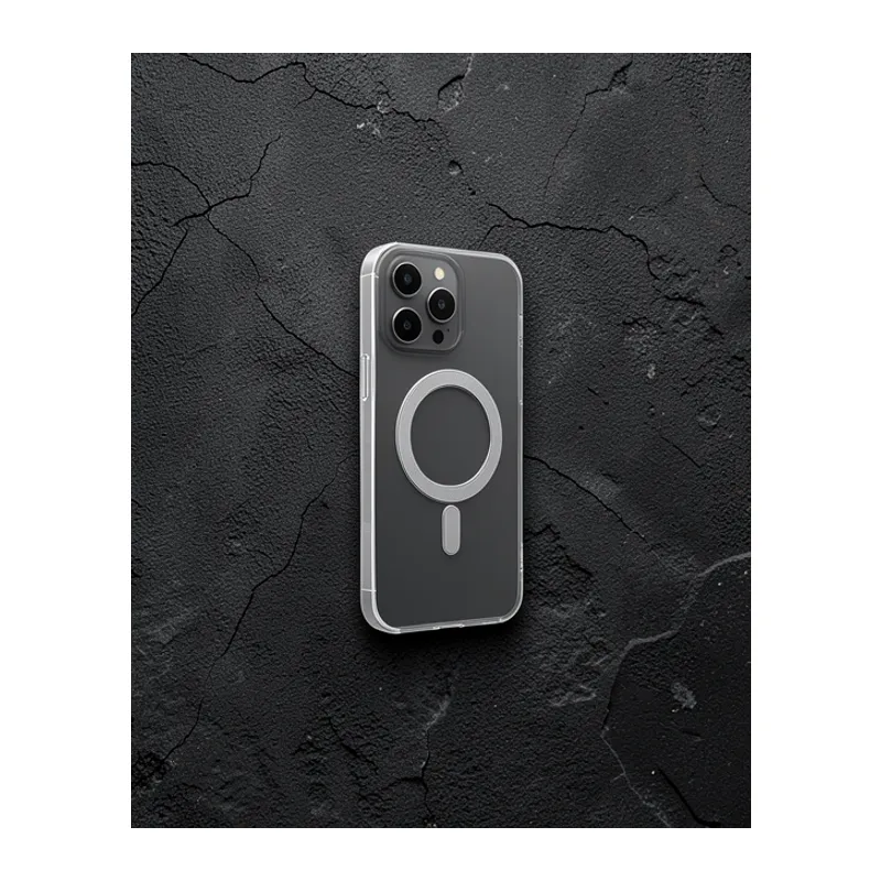 Apple İphone 14 Pro Kılıf Matte Şeffaf Magneticsafe - Şeffaf