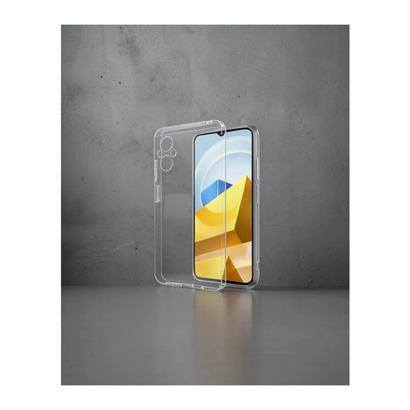 Xiaomi Poco M5 Kılıf Lüx Şeffaf Silikon
