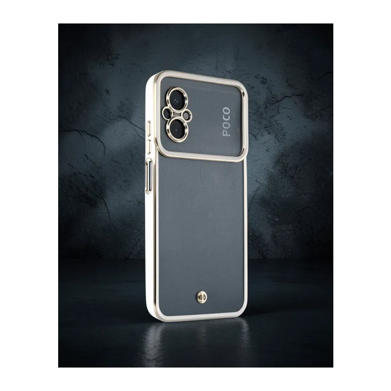Xiaomi Poco M5 Kılıf Liva Lens Silikon - Beyaz