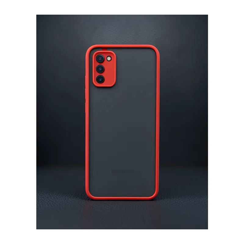 Samsung Galaxy A03s Kılıf Montreal Silikon Kapak - Kırmızı