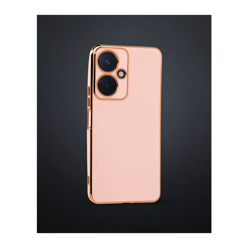 Vivo Y27 Kılıf Volet Silikon - Pembe