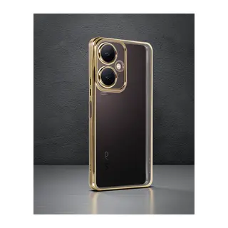 Vivo Y27 Kılıf Razer Lensli Silikon - Gold