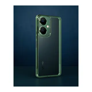 Vivo Y27 Kılıf Razer Lensli Silikon - Yeşil