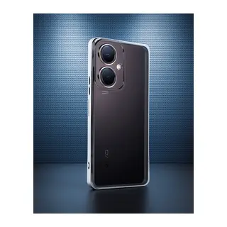 Vivo Y27 Kılıf Razer Lensli Silikon - Gümüş