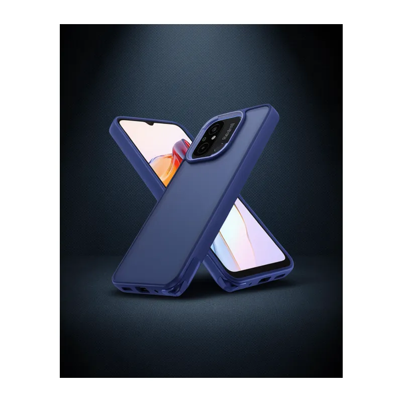 Xiaomi Redmi 12c Kılıf Elegant Kapak - Lacivert