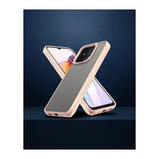 Xiaomi Redmi 12c Kılıf Elegant Kapak - Pudra