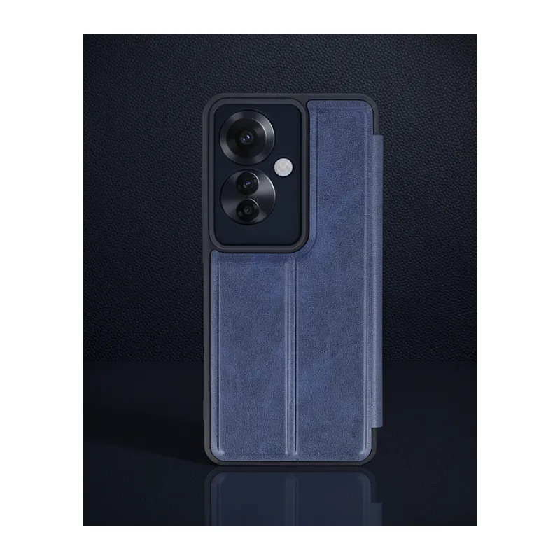 Oppo Reno 11f Kılıf Flip Cover - Lacivert