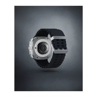 Samsung Watch 7 Ultra Kr417 Rug Silikon Kordon - Koyu Gri