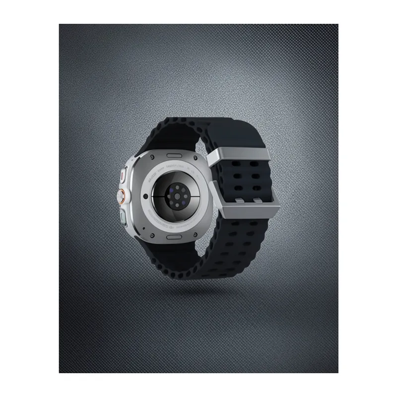 Samsung Watch 7 Ultra Kr417 Rug Silikon Kordon - Koyu Gri