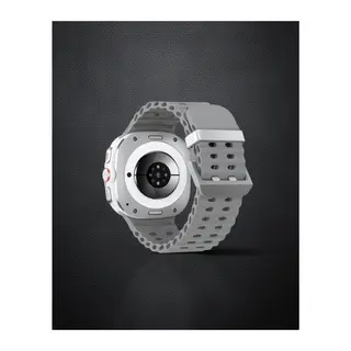 Samsung Watch 7 Ultra Kr417 Rug Silikon Kordon - Gri