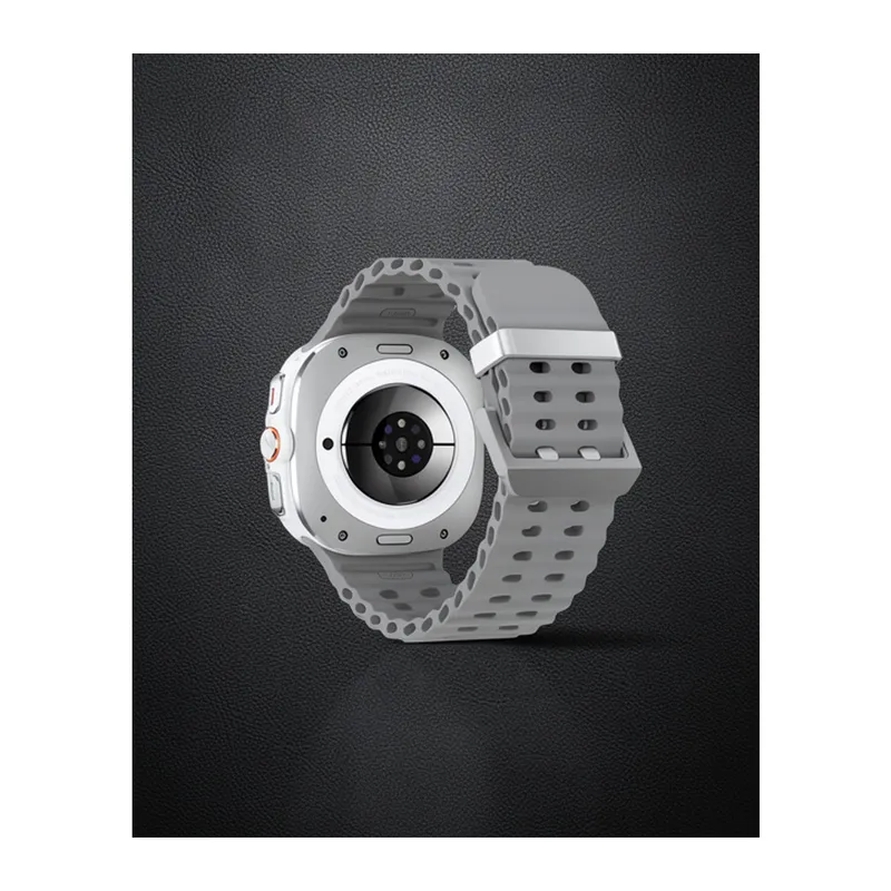 Samsung Watch 7 Ultra Kr417 Rug Silikon Kordon - Gri