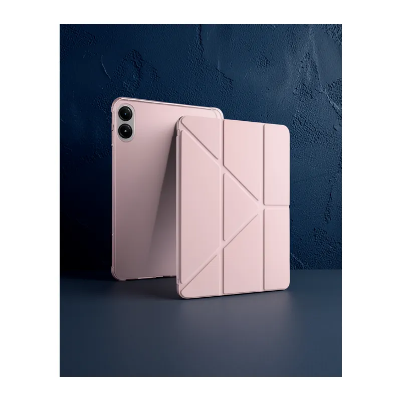 Xiaomi Redmi Pad Pro 12.1 Kılıf Kalemlikli Mars Tablet Kılıfı - Rose Gold