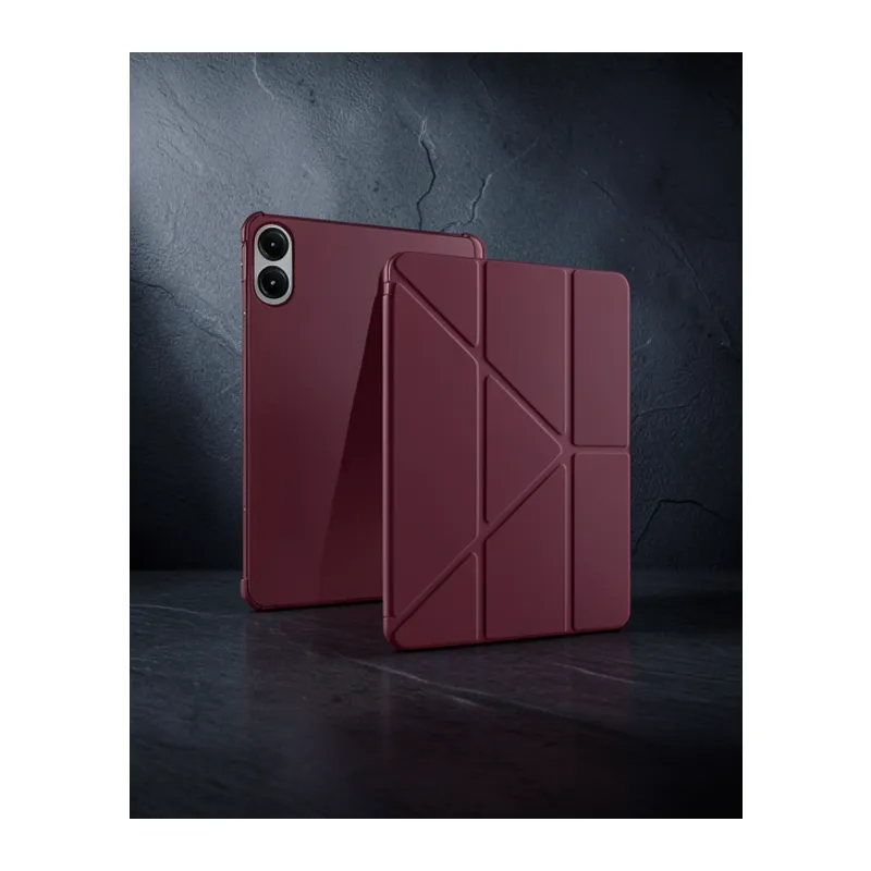Xiaomi Redmi Pad Pro 12.1 Kılıf Kalemlikli Mars Tablet Kılıfı - Mürdüm