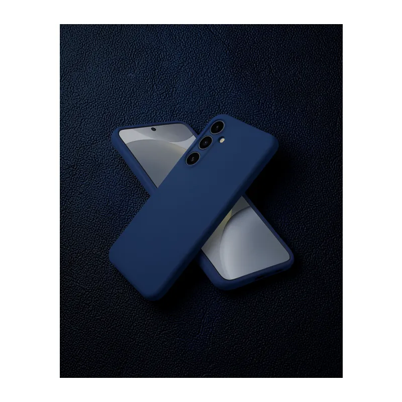 Samsung Galaxy A36 Kılıf First Silikon - Lacivert