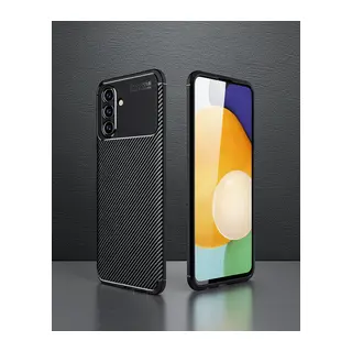 Samsung Galaxy A36 Kılıf Auto Focus Karbon Kapak - Siyah