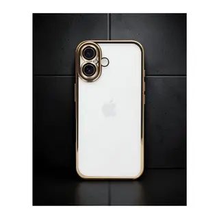 iPhone 16 Plus Kılıf Razer Lensli Silikon - Gold