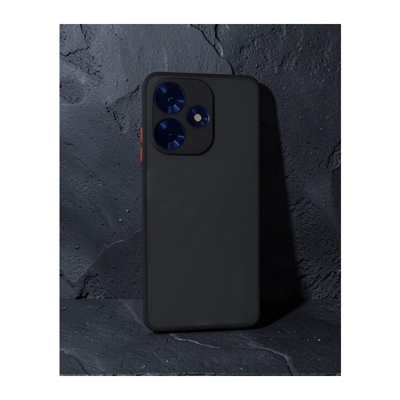 İnfinix Hot 30 4g Kılıf Montreal Silikon Kapak - Siyah