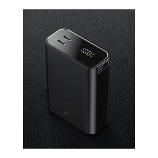 Pw501 20.000 Mah Dijital Göstergeli 2 Adet 45w Type-c Ve 22.5w Usb Çıkışlı Şarj Pd Hızlı Şarj Powerbank - Siyah