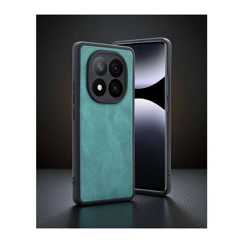 Xiaomi Redmi Note 14 Pro 4g Kılıf Aras Deri Kapak - Açık Yeşil
