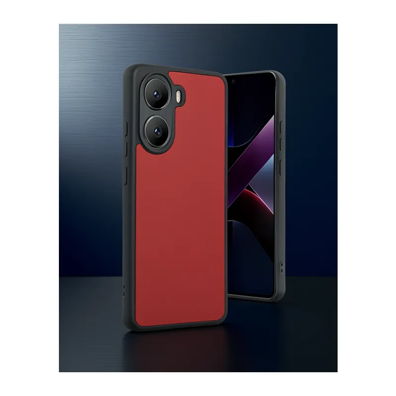 Xiaomi Poco X7 Pro Kılıf Aras Deri Kapak - Kırmızı