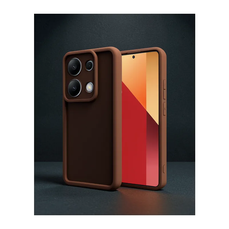 Xiaomi Redmi Note 13 Pro 4g Kılıf Viera Silikon - Kahverengi