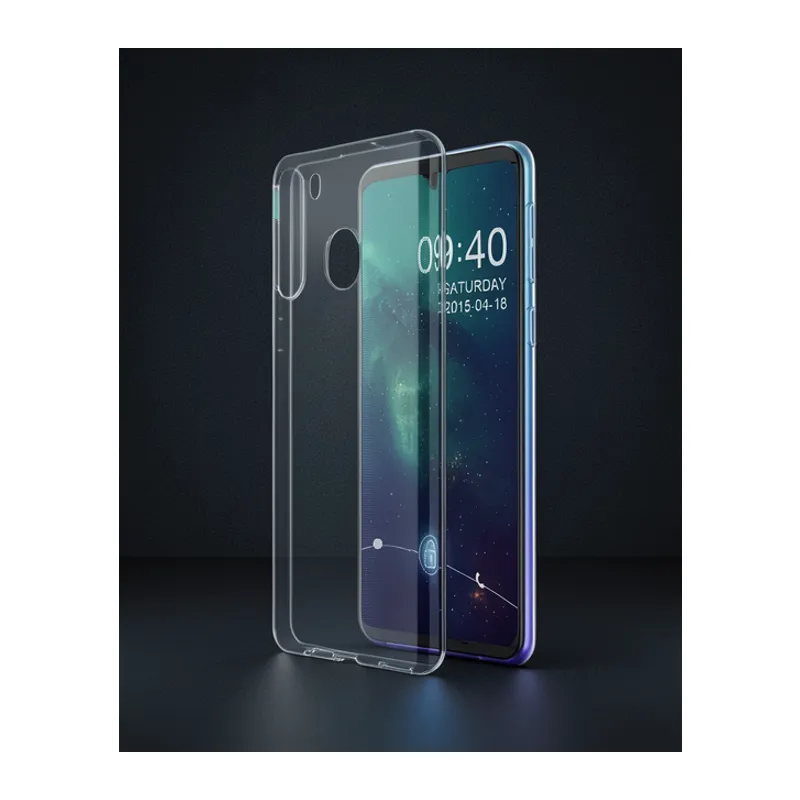 Samsung Galaxy A11 Kılıf Lüx Şeffaf Silikon