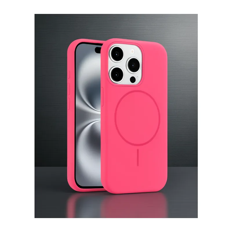 Joko Apple İphone 15 Pro Max Kılıf Jully Magsafe Kapak - Pembe
