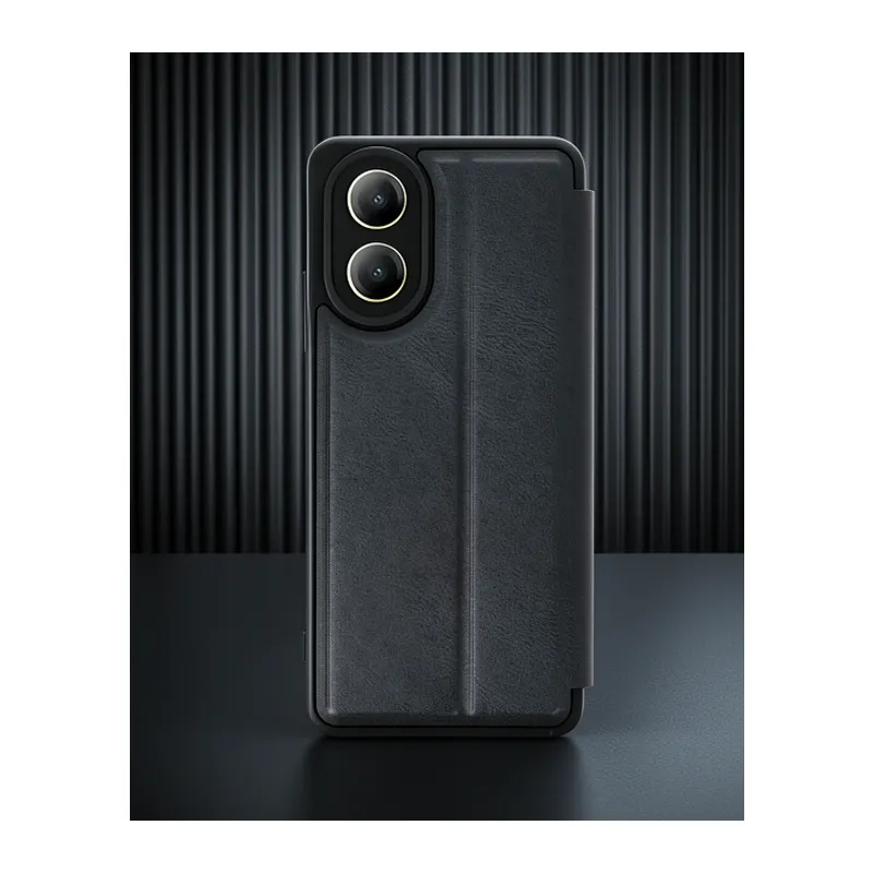 Oppo A38 Kılıf Flip Cover - Siyah
