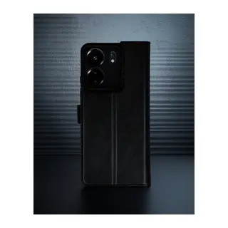 Xiaomi Redmi 13c Kılıf Trend S Plus Kapaklı Kılıf - Siyah