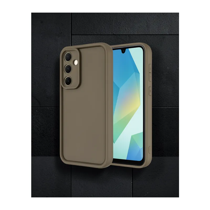 Samsung Galaxy A16 5g Kılıf Viera Silikon - Kahverengi