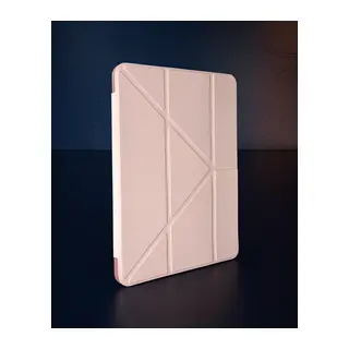 Huawei Honor Pad V9 Kılıf Kalemlikli Mars Tablet Kılıfı - Rose Gold