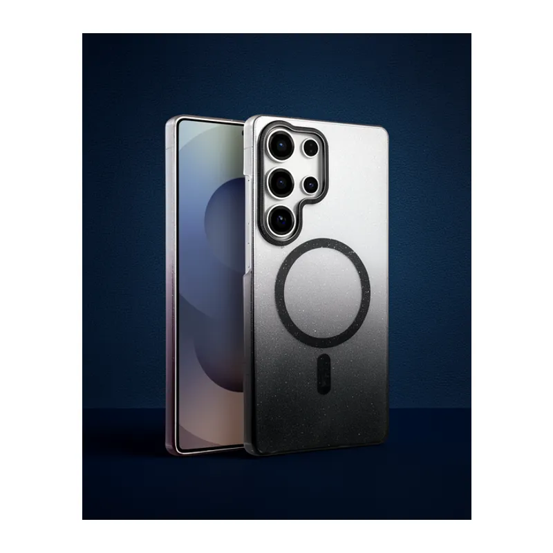 Samsung Galaxy S23 Ultra Glossy Magsafe Kapak - Siyah