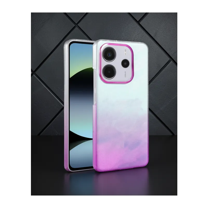 Xiaomi Redmi Note 14 4g Glossy Kapak - Mor