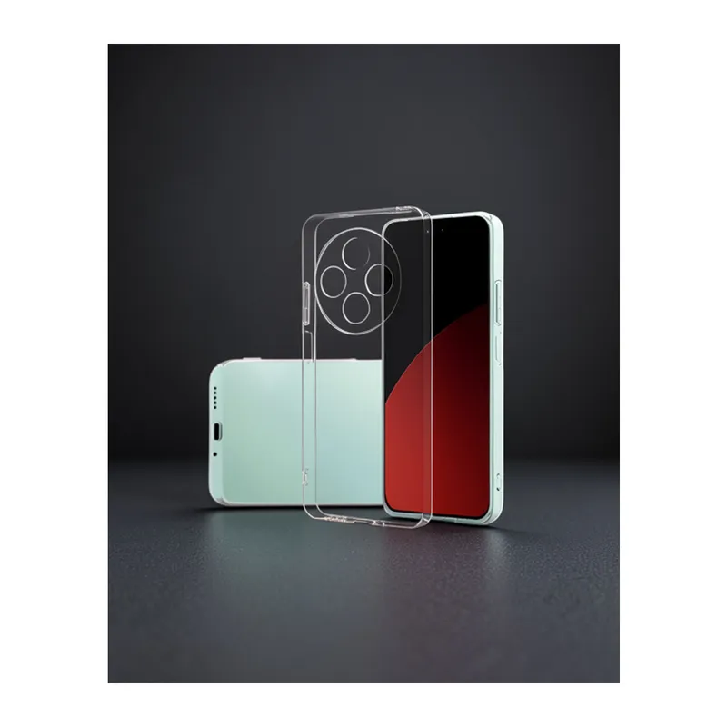 Xiaomi Redmi 14C Kılıf Lüx Şeffaf Silikon - Şeffaf