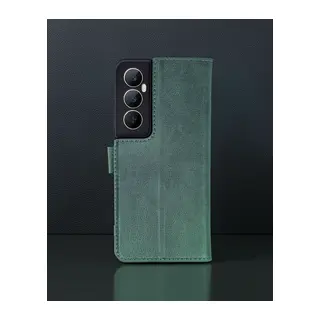 Realme C65 Kılıf Trend S Plus Kapaklı Kılıf - Yeşil