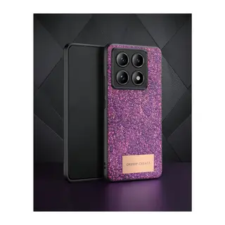 Xiaomi Mi 14T Pro Bright Simli Kapak - Onegif - Derin Mor