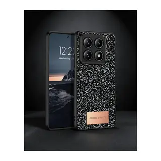 Xiaomi Mi 14T Pro Bright Simli Kapak - Onegif - Siyah