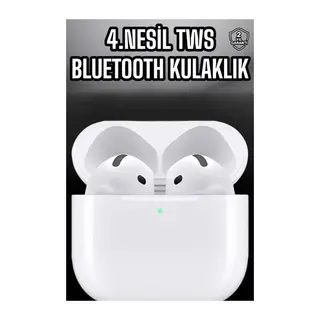 4.Nesil Kaliteli TWS Android ve İOS Uyumlu Mikrofonlu Kulaklık