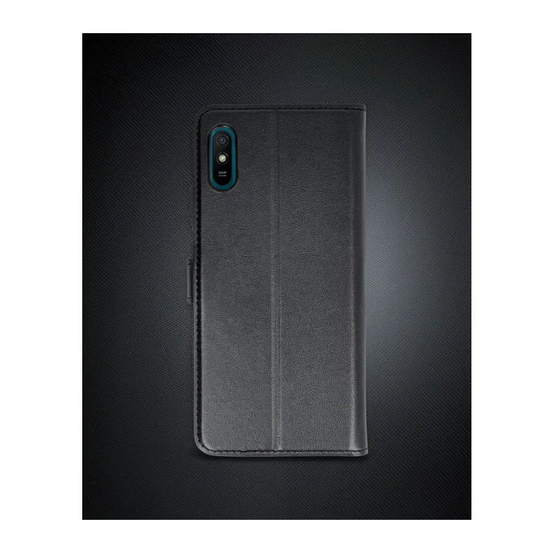 Xiaomi Redmi 9a Kılıf Trend S Plus Kapaklı Kılıf - Siyah