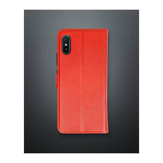 Xiaomi Redmi 9a Kılıf Trend S Plus Kapaklı Kılıf - Kırmızı