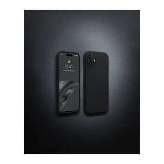 Apple İphone 16 Kılıf First Silikon - Siyah