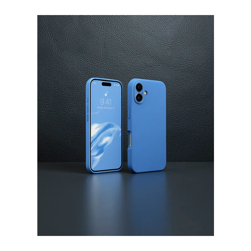 Apple İphone 16 Kılıf First Silikon - Mavi
